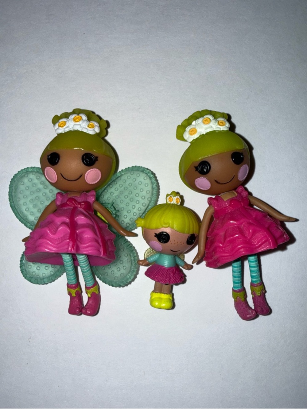 Lalaloopsy 2 Minis Pix E. Flutters & Littles doll Twinkle N. Flutters bundle 3
